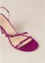 ALOHAS Paarse leren sandalen Purple Dames - Thumbnail 7