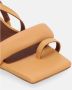 ALOHAS Asymmetrische bandjes in leer sandalen Orange Dames - Thumbnail 16