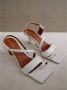 ALOHAS Asymmetrische bandjes sandaal White Dames - Thumbnail 13