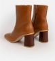 ALOHAS Beige Laarzen met Houten Zool Beige Dames - Thumbnail 5