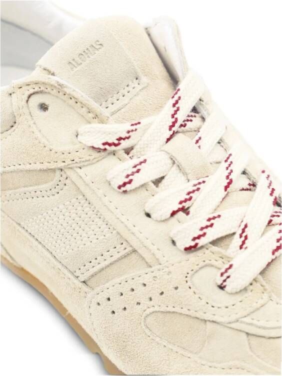 Alohas Beige Mesh Veterschoenen