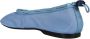 Alohas Blauwe leren ballerina schoenen - Thumbnail 2