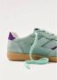 ALOHAS Blauwe leren sneakers Green Dames - Thumbnail 2