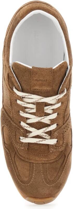 Alohas Bruine Lage Sneakers met Logo