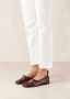 ALOHAS Rosalind Leren Ballet Flats Brown Dames - Thumbnail 3