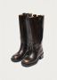 ALOHAS Sajan Bruine Lederen Laarzen Brown Dames - Thumbnail 2