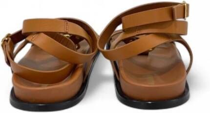 Alohas Bruine Strappy Sandalen