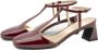 ALOHAS Jayne Onix Burgundy Leren Pumps Red Dames - Thumbnail 8