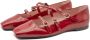 ALOHAS Luke Onix Wijn Bourgondië Leren Ballet Flats Red Dames - Thumbnail 19