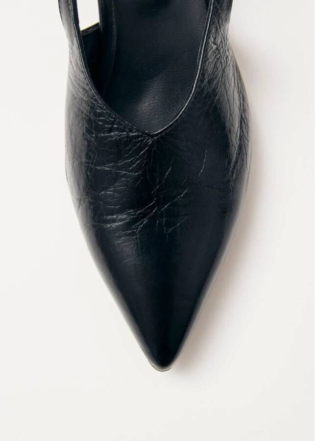 ALOHAS Eros Zwarte Leren Pumps Black Dames
