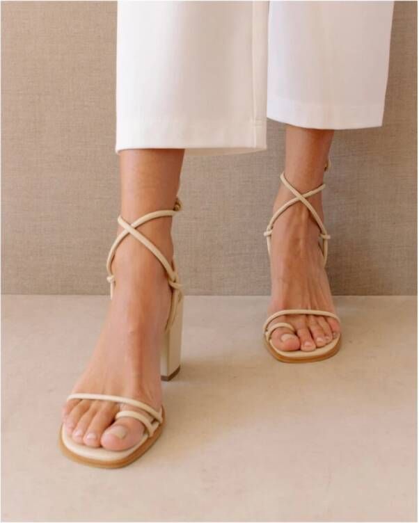 ALOHAS Grace Vegan Sandalen White Dames Schoenen