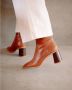 Alohas West Cape Vintage Cognac Dames Enkelboots - Thumbnail 10