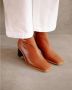 ALOHAS Beige Laarzen met Houten Zool Beige Dames - Thumbnail 12