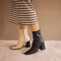 ALOHAS Zuid Bicolor Maïs Schoenen Black Dames - Thumbnail 14