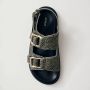 ALOHAS Harper Soft Grey Leren Sandalen Gray Dames - Thumbnail 4