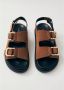 ALOHAS Harper Suède Bruin Leren Sandalen Brown Dames - Thumbnail 3