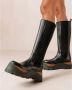 ALOHAS Nutty Plateau Laarzen Black Dames - Thumbnail 6
