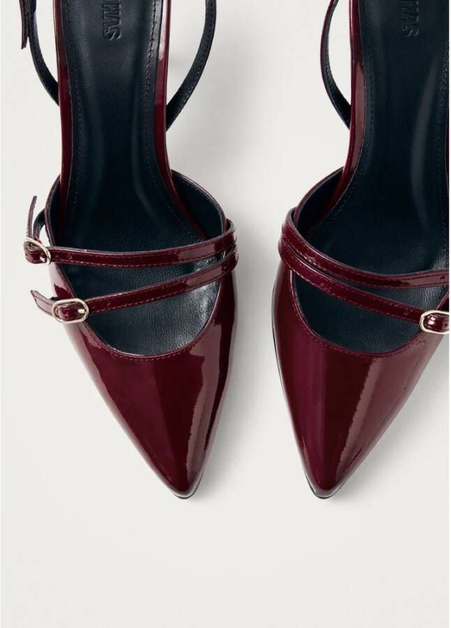 Alohas Joelle Onix Burgundy Leren Pumps