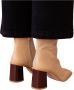 Alohas West Cape Vintage Beige Dames Enkelboots - Thumbnail 10