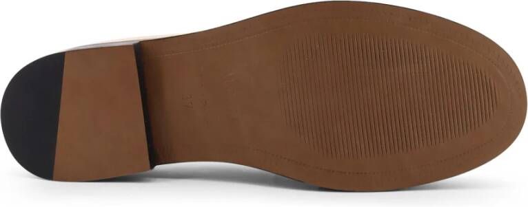 Alohas Leren platte schoenen met kwastjes