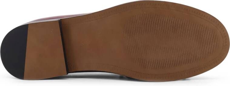 Alohas Leren platte schoenen met kwastjes