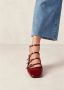 ALOHAS Luke Onix Wijn Bourgondië Leren Ballet Flats Red Dames - Thumbnail 13