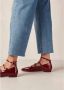 ALOHAS Luke Onix Wijn Bourgondië Leren Ballet Flats Red Dames - Thumbnail 14