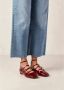 ALOHAS Luke Onix Wijn Bourgondië Leren Ballet Flats Red Dames - Thumbnail 15