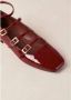 ALOHAS Luke Onix Wijn Bourgondië Leren Ballet Flats Red Dames - Thumbnail 17