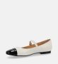 ALOHAS Musa Bicolor Leren Ballet Flats White Dames - Thumbnail 7