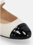 ALOHAS Musa Bicolor Leren Ballet Flats White Dames - Thumbnail 9