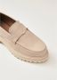 ALOHAS Obsidian Cream Leather Loafers Beige Dames - Thumbnail 5