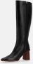 ALOHAS Oost Leren Laarzen Black Dames - Thumbnail 15