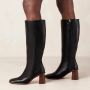 ALOHAS Oost Leren Laarzen Black Dames - Thumbnail 9