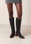 ALOHAS Oost Leren Laarzen Black Dames - Thumbnail 11