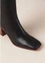 ALOHAS Oost Leren Laarzen Black Dames - Thumbnail 13