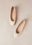 ALOHAS Oriana Crème Leren Ballet Flats White Dames - Thumbnail 5