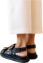 ALOHAS Zwarte leren slingback sandalen Black Dames - Thumbnail 6