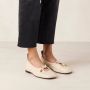 ALOHAS Rosalind Crème Leren Ballet Flats White Dames - Thumbnail 4