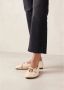 ALOHAS Rosalind Crème Leren Ballet Flats White Dames - Thumbnail 6