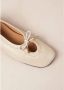 ALOHAS Rosalind Crème Leren Ballet Flats White Dames - Thumbnail 10
