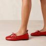 ALOHAS Rosalind Rode Leren Ballet Flats Red Dames - Thumbnail 4