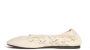 Alohas Rosemary Crochet Ballerinas Creme Ss25 - Thumbnail 2