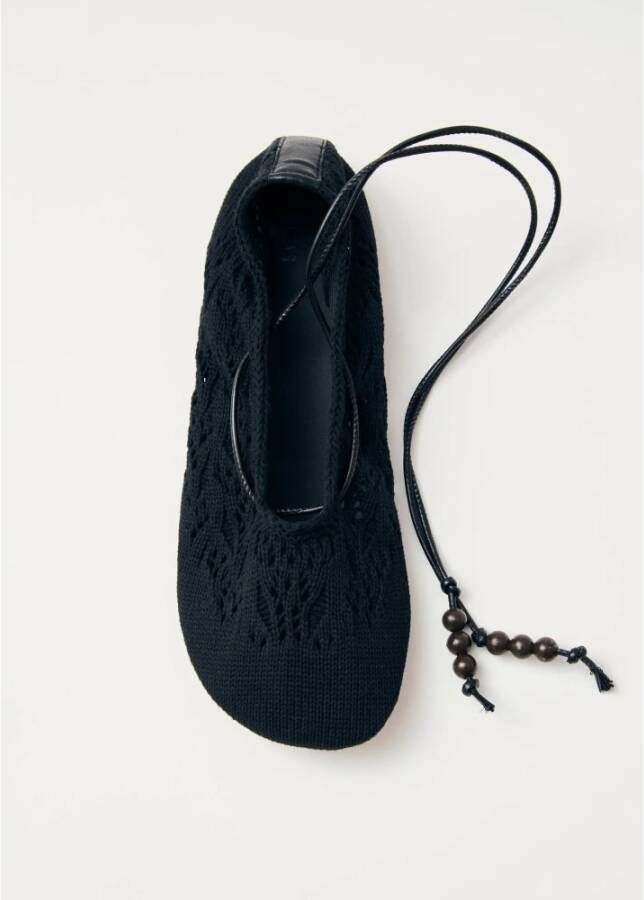 ALOHAS Rozemarijn gehaakte balletflats Black Dames