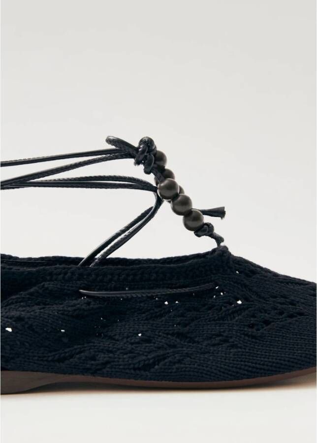 ALOHAS Rozemarijn gehaakte balletflats Black Dames