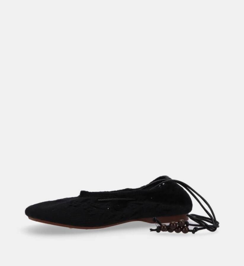 ALOHAS Rozemarijn gehaakte balletflats Black Dames