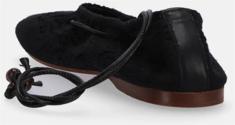 ALOHAS Rozemarijn gehaakte balletflats Black Dames