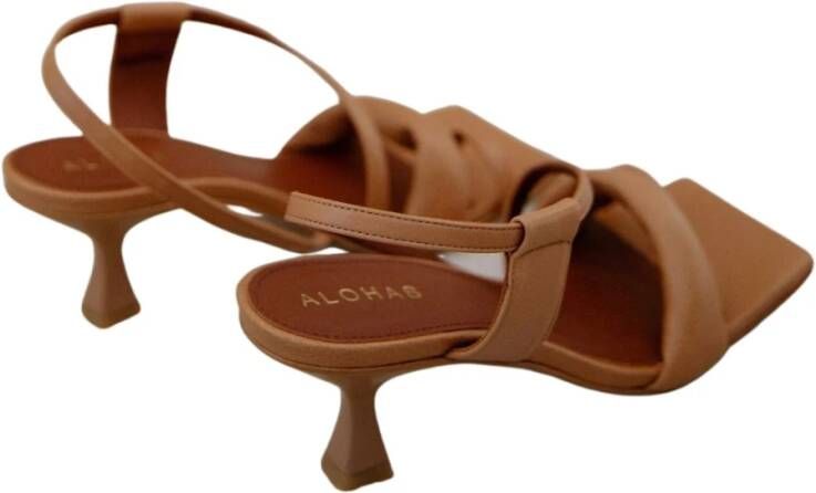 ALOHAS Sandalen met hoge hakken Beige Dames