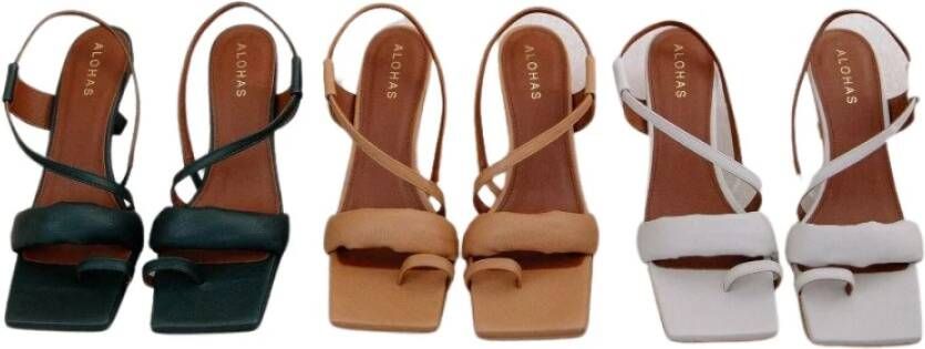 ALOHAS Sandalen met hoge hakken Beige Dames