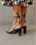 ALOHAS Sandalen met hoge hakken Zwart Dames - Thumbnail 2